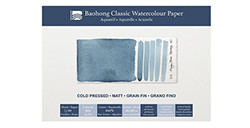 BAOHONG CLASSIC BLOCCO PER ACQUERELLO 300 G - GRANA FINE