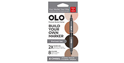 OLO PORTRAIT SET OF 8 CUSTOMISABLE MARKERS