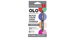 OLO MANGA 1 SET OF 8 CUSTOMISABLE MARKERS
