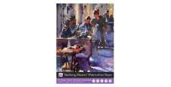 BAOHONG MASTERS' CHOICE BLOCCO ACQUERELLO 12 FOGLI 300 G 29.7 X 42CM - GRANA SATINATA - EDIZIONE TOM SHEPHERD