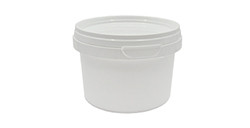 RAW ART MATERIALS POT EN PLASTIQUE HERMÉTIQUE BLANC