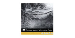 BAOHONG MASTERS' CHOICE BLOCCO PER ACQUERELLO 20 FOGLI 300 G 30 X 30 CM - GRANA GROSSA - EDIZIONE NICOLÁS LÓPEZ