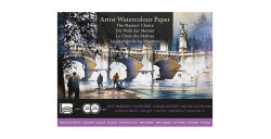 BAOHONG MASTERS' CHOICE BLOC ACUARELA 20 HOJAS 300 G 23 X 31 CM - GRANO SATINADO - EDICIÓN THOMAS W SCHALLER