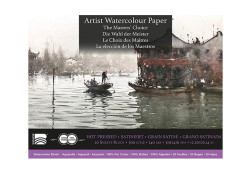 BAOHONG MASTERS' CHOICE WATERCOLOUR BLOCK 20 SHEETS 300 G 31 X 41 CM - HOT PRESSED - JOSEPH ZBUKVIC EDITION