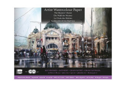 BAOHONG MASTERS' CHOICE AQUARELLBLOCK 20 BLATT 300 G 46 X 61 CM - SATINIERT - AMANDA HYATT EDITION