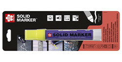 SAKURA SOLID MARKER ALTAS TEMPERATURAS FLUORESCENTE AMARILLO LIMÓN - BLISTER