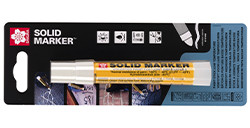 SAKURA SOLID MARKER LOW TEMPERATURES WHITE - BLISTER