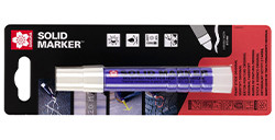 SAKURA SOLID MARKER ALTAS TEMPERATURAS BLANCO - BLISTER
