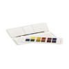 CAMPIONE GRATUITO DALER ROWNEY ACQUERELLO AQUAFINE SET DA VIAGGIO - 12 MEZZI GODET 1 PENNELLO