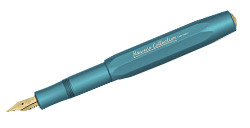KAWECO COLLECTION SPORT PLUMA ESTILOGRÁFICA ALUMINIO - EDICIÓN LIMITADA - AZUL IGUANA