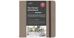ETCHR THE PERFECT SKETCHBOOK - TACCUINO PER SCHIZZI BORDI SFRANGIATI 300 G 100% COTONE - QUADRATO (22 FOGLI)