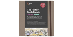 ETCHR THE PERFECT SKETCHBOOK - SKIZZENBUCH MIT BÜTTENRÄNDERN 100% BAUMWOLLE 300 G - VIERECKIG (22 BLATT)