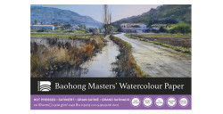 BAOHONG MASTERS' CHOICE BLOCCO PER ACQUERELLO 20 FOGLI 300 G 15 X 23 CM - GRANA SATINATA - EDIZIONE PABLO RUBÉN