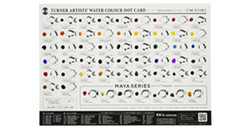 TURNER ARTISTS' WATERCOLOUR DOT CARD ACUARELA - 54 COLORES