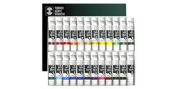 TURNER ACRYL GOUACHE SET COLORES SURTIDOS 24 TUBOS 20 ML