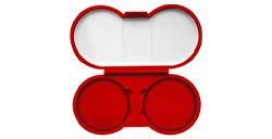 ETCHR TWIN PALETTE CASE - SCATOLA VUOTA PER 2 MINI TAVOLOZZE ETCHR - ROSSA