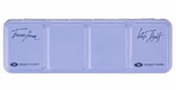 CAJA VACIA METÁLICA ACUARELA SAN PETERSBURGO WHITE NIGHTS 21 GODETS - COLOR LIGHT BLUE