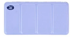 WHITE NIGHTS EMPTY WATERCOLOUR METAL BOX SET OF 35 PANS - LIGHT BLUE COLOUR