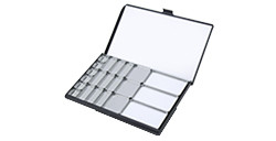 RAW ART MATERIALS VECTOR TRAVEL PALETTE XL - 21 GODETS - NEGRA