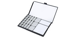 RAW ART MATERIALS VECTOR TRAVEL PALETTE XL - 23 GODETS - NEGRA