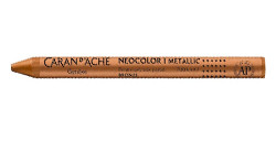 CARAN D'ACHE NEOCOLOR I PASTEL DE CERA PERMANENTE BRONCE METÁLICO 497