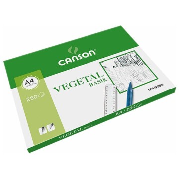CANSON VEGETAL CARTA DA RICALCO TRASPARENTE 90/95 G
