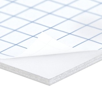 TOPFOAM LEICHTSCHAUMPLATTE WEISS 1-SEITIG SELBSTKLEBEND 5 MM