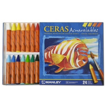 MANLEY PASTELLI A CERA ACQUERELLABILI