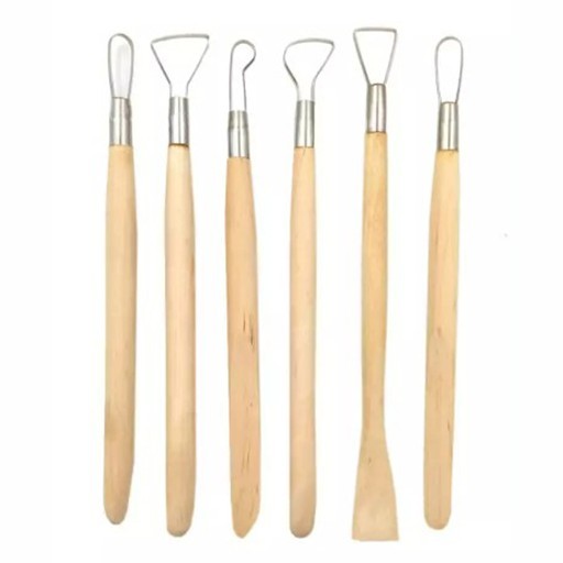 WIRE ENDED CLAY MODELLING TOOLS 6 PIECE SET