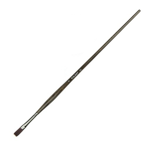 MILAN PENNELLO PIATTO FIBRA SINTETICA TEIJIN MANICO LUNGO SERIE 822