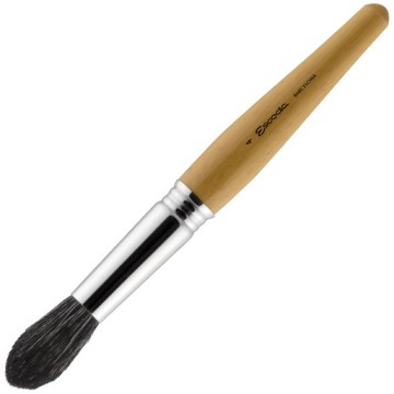 ESCODA PENNELLO PER DORATURA TONDO OVALE PELO DI PUZZOLA SERIE 6014