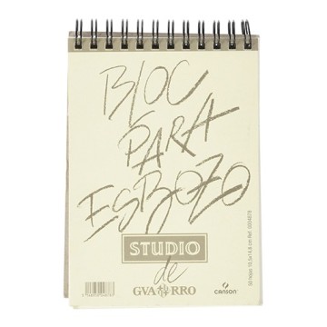 CANSON GUARRO BLOCCO PER SCHIZZI SPIRALATO 90 G
