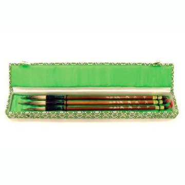 SET 3 PENNELLI MANICO BAMBOO PELO DI TASSO