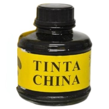 FLACONE D'INCHIOSTRO DI CHINA NERO 60 ML