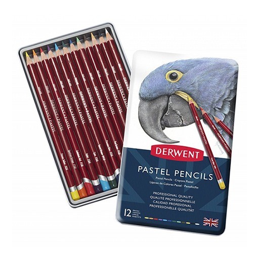 DERWENT PASTEL PENCILS BOÎTES EN MÉTAL DE CRAYONS PASTEL