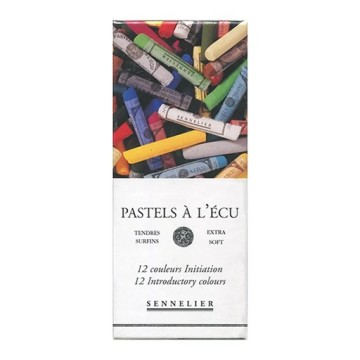 SENNELIER PASTELS À L'ÉCU SCATOLA CARTONE 12 PASTELLI - SET INIZIALE