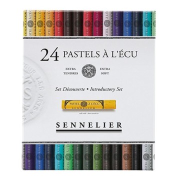 SENNELIER PASTELS À L'ÉCU CARDBOARD BOX SET OF 24 PASTELS - STARTER