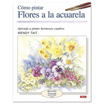 BOOK (IN SPANISH) - COMO PINTAR FLORES A LA ACUARELA