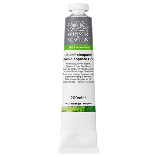 WINSOR & NEWTON MÉDIUM D'EMPÂTEMENT LIQUIN OLEOPASTO TUBE 200 ML