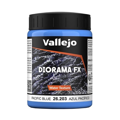 GEL ACRÍLICO VALLEJO EXTRA DENSO EFECTO AGUA AZUL PACÍFICO