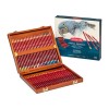 DERWENT PASTEL PENCILS COFFRET BOIS AVEC TIROIRS - 48 CRAYONS PASTEL