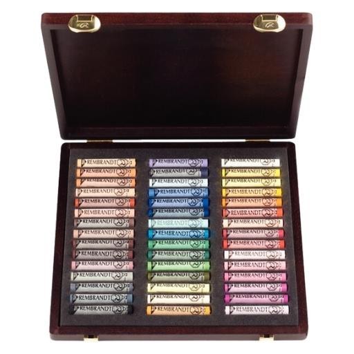 PASTELES REMBRANDT TALENS CAJAS DE MADERA
