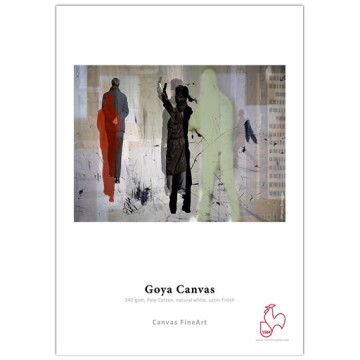 HAHNEMÜHLE ROTOLO DIGITAL GOYA CANVAS 340 G - PRECEDENTEMENTE CHIAMATO CANVAS SATIN