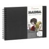 HAHNEMÜHLE MANGA SKETCHBOOKS SPIRAL PAD - 75 SHEETS 80 G