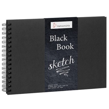 HAHNEMÜHLE BLACK BOOK TACCUINO DI FOGLI NERI