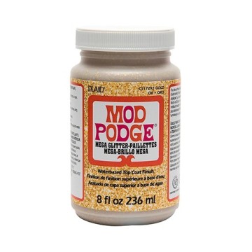 MOD PODGE GLITTER - SIGILLANTE COLLA E FINITURA CON EFFETTO GLITTER
