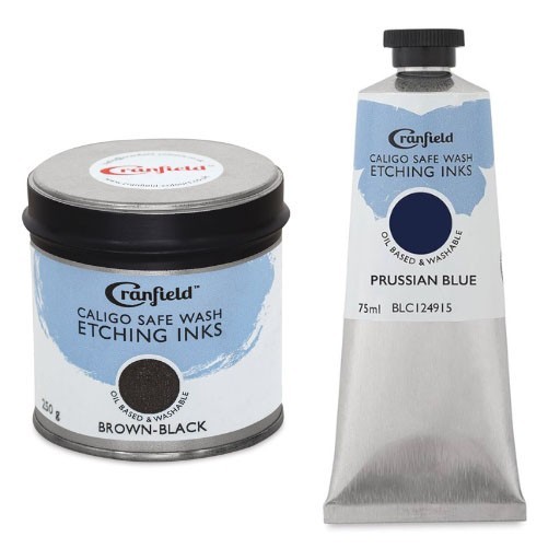 CRANFIELD CALIGO SAFE WASH ETCHING INK - ENCRES À L'HUILE HYDROSOLUBLES ET NON TOXIQUES POUR TAILLE-DOUCE