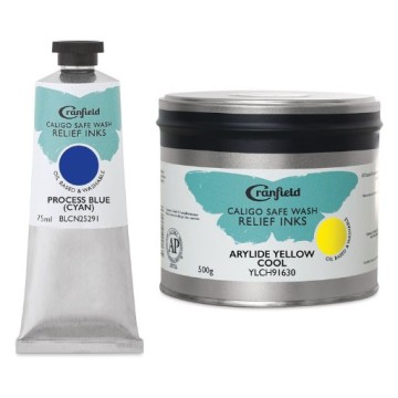 CRANFIELD CALIGO SAFE WASH RELIEF INKS - INCHIOSTRI PER INCISIONE A RILIEVO A BASE D'OLIO LAVABILI CON ACQUA