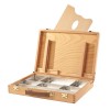 MABEF EMPTY WOODEN SKETCH BOXES