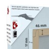 BASTIDOR ESTUDIO 46X17MM ALGODÓN - POLIÉSTER Nº2 IMPRIMACIÓN ALQUÍDICA PARA ÓLEO